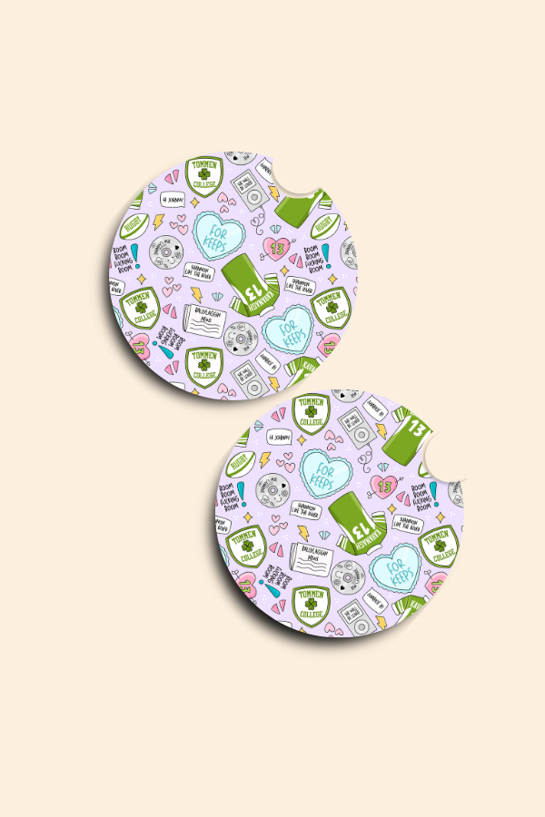 Binding - 2 Pack Car Coasters