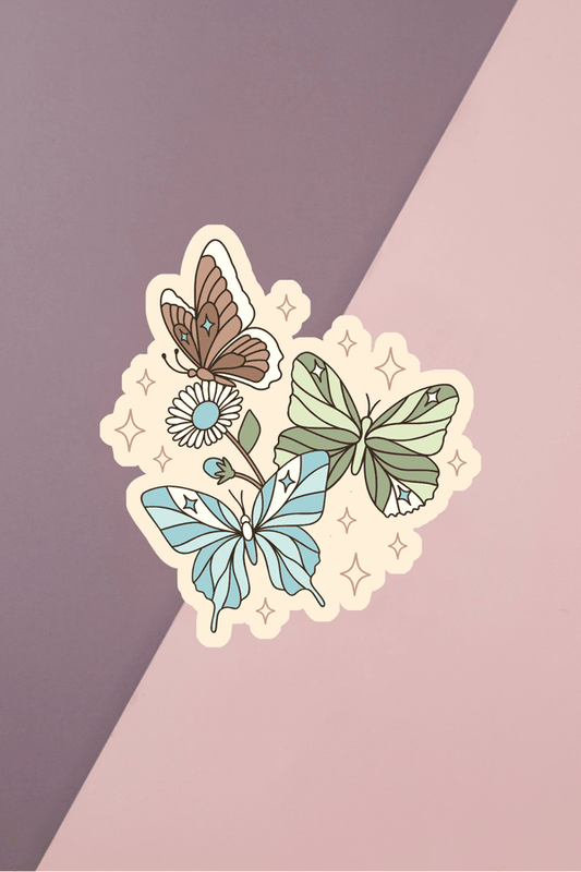 Debut Butterflies Sticker
