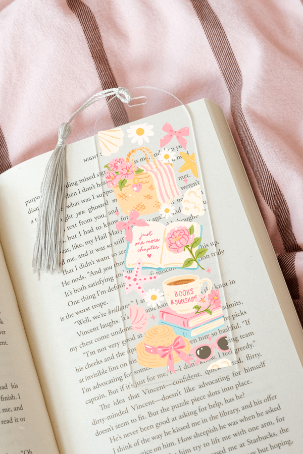 Summer Reading - Acrylic Bookmark