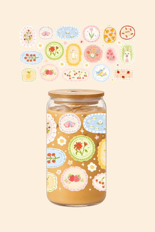 Summer Plate Glass Tumbler