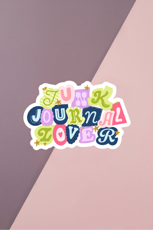 Junk Journal Lover Sticker