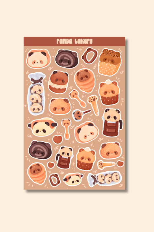 Panda Bakery Sticker Sheet