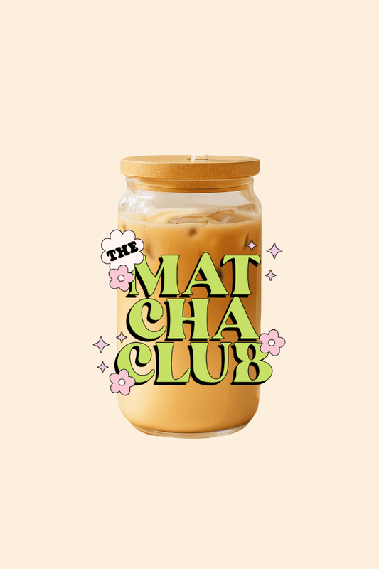The Matcha Club Glass Tumbler