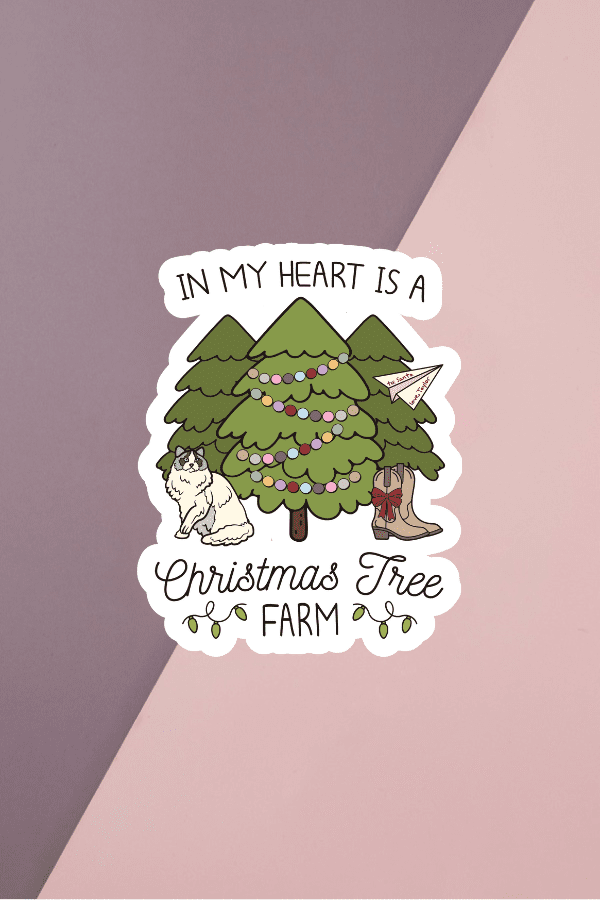 Christmas Tree Farm Sticker