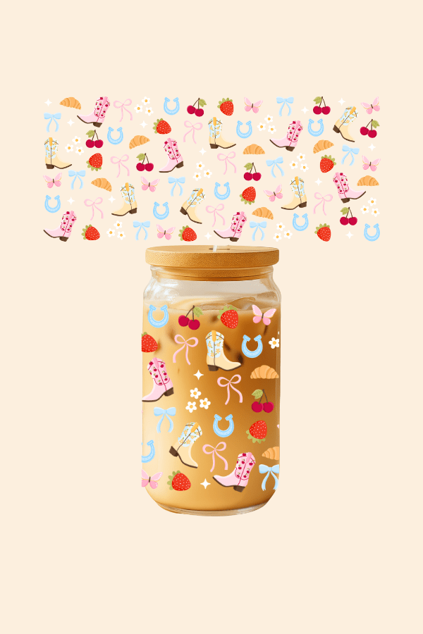 Cowgirl Brunch Glass Tumbler