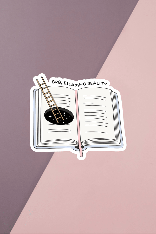BRB Escaping Reality Sticker