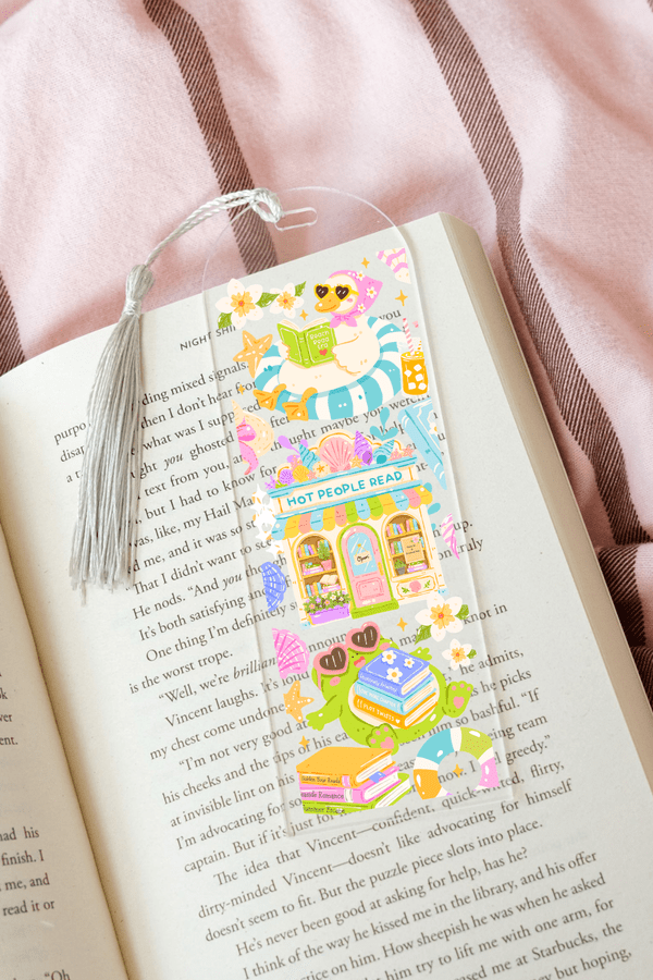 Hot Girls Read - Acrylic Bookmark