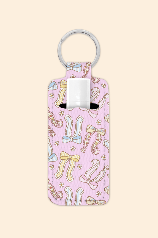 Cottage Bows - Lip Balm Holder Keychain