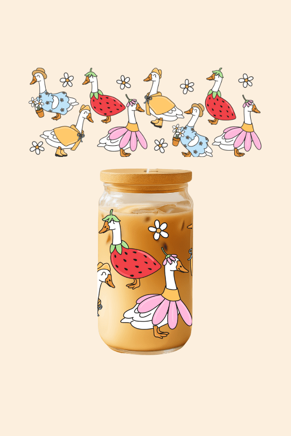 Silly Goose Glass Tumbler