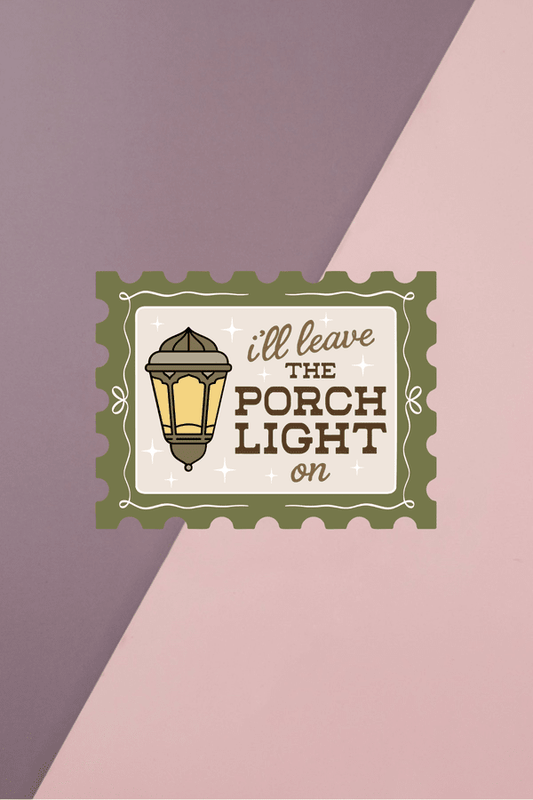 Porch Light Sticker