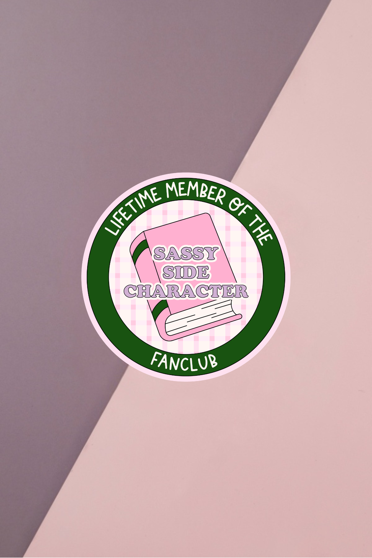 Sassy Side Character Sticker