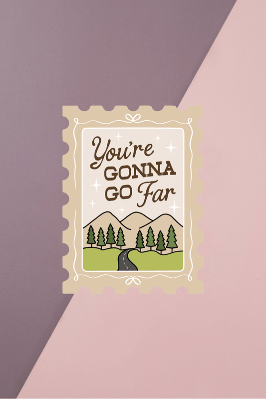 Gonna Go Far Sticker