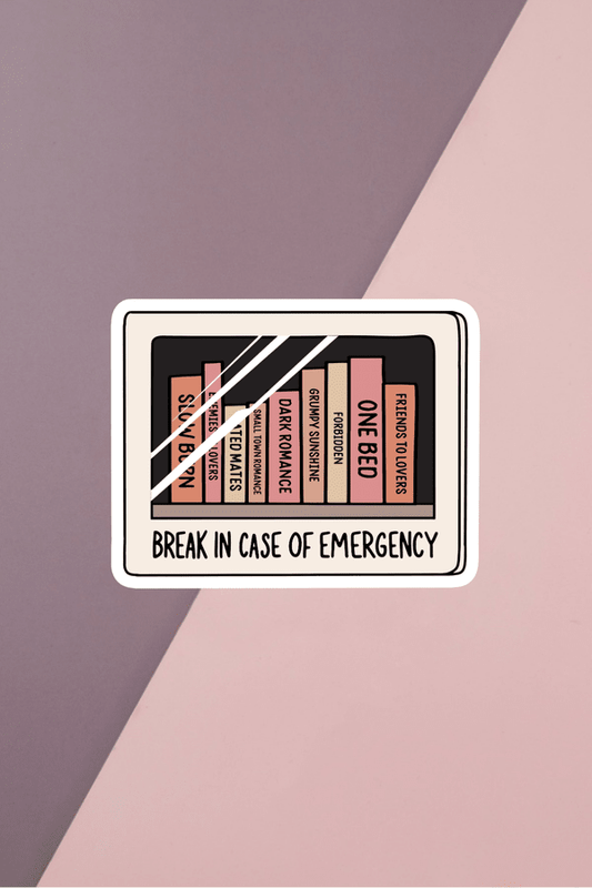 Break In Case Of Emergency Sticker