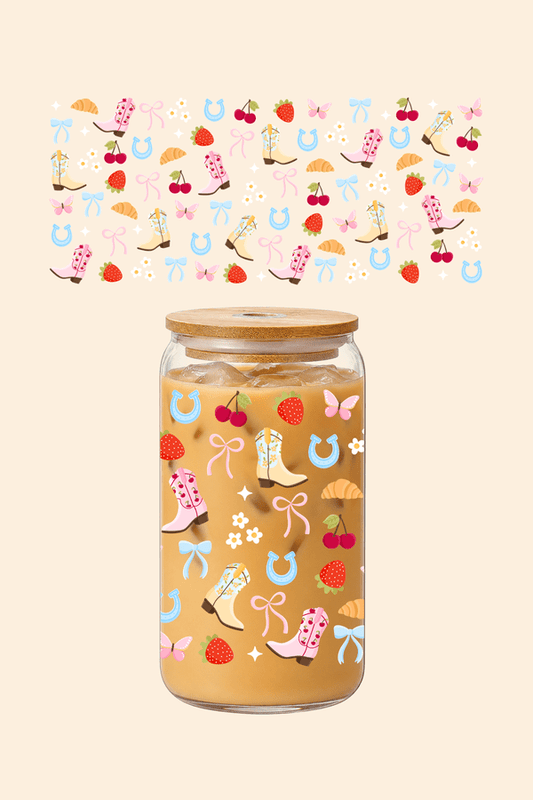 Cowgirl Brunch Glass Tumbler