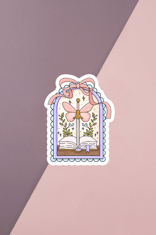 Fantasy Frame Bookish Sticker