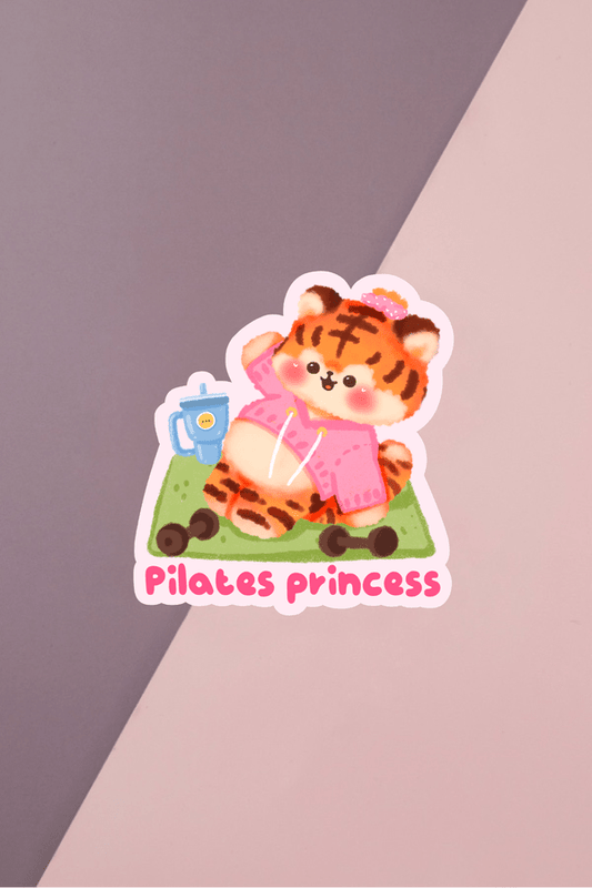 Pilates Princess Sticker
