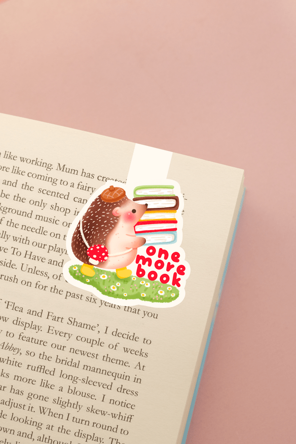One More Book Magnetic Bookmark