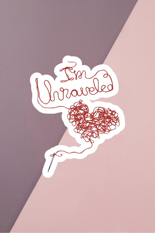 Unraveled Sticker