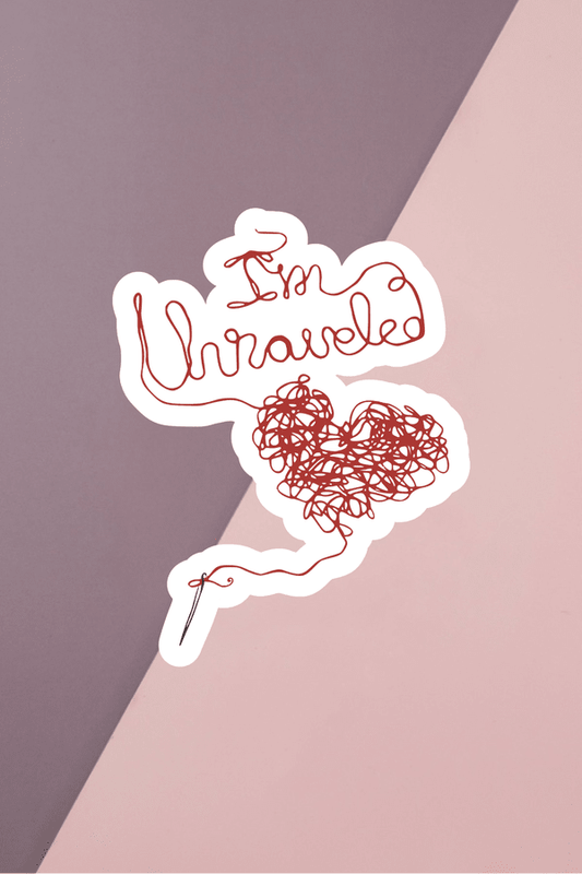 Unraveled Sticker