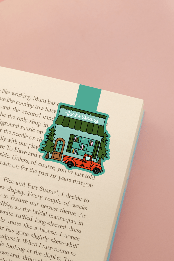 Forks Library Magnetic Bookmark