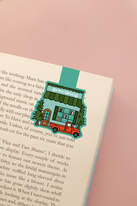 Forks Library Magnetic Bookmark
