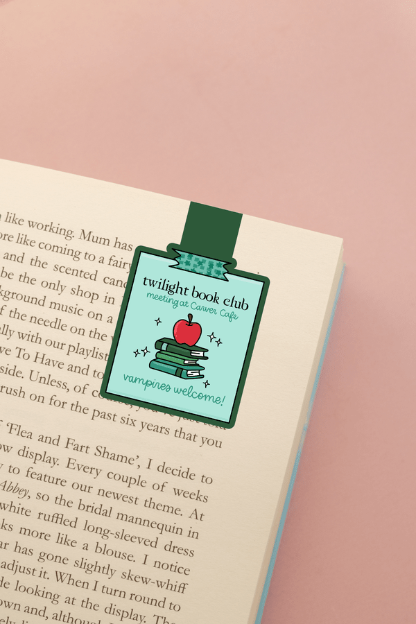 Twilight Book Club Cafe Magnetic Bookmark