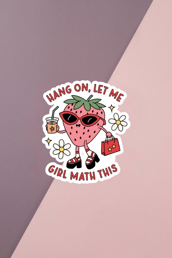Let Me Girl Math This Sticker
