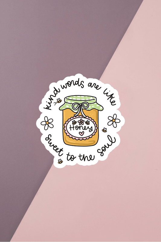 Kind Words Sticker
