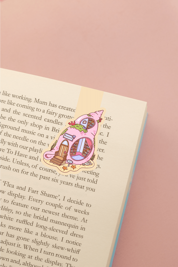 Shell Bookstore Magnetic Bookmark