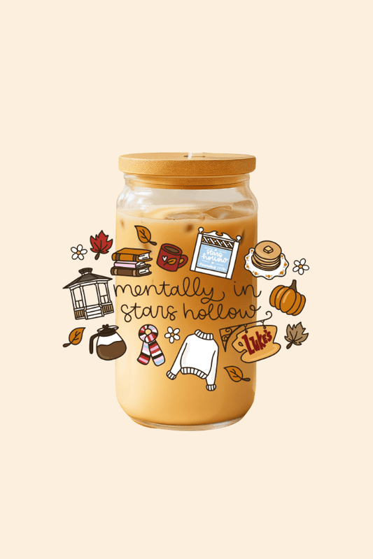 Mentally In Stars Hollow Glass Tumbler