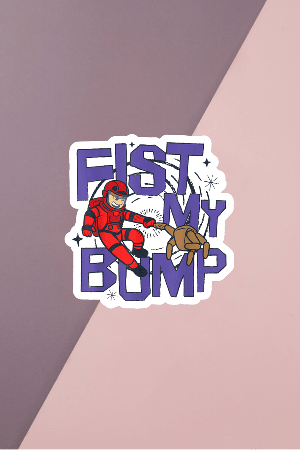 Fist Bump Sticker