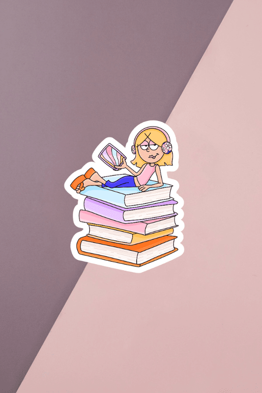Lizzie McGuire Bookish Sticker