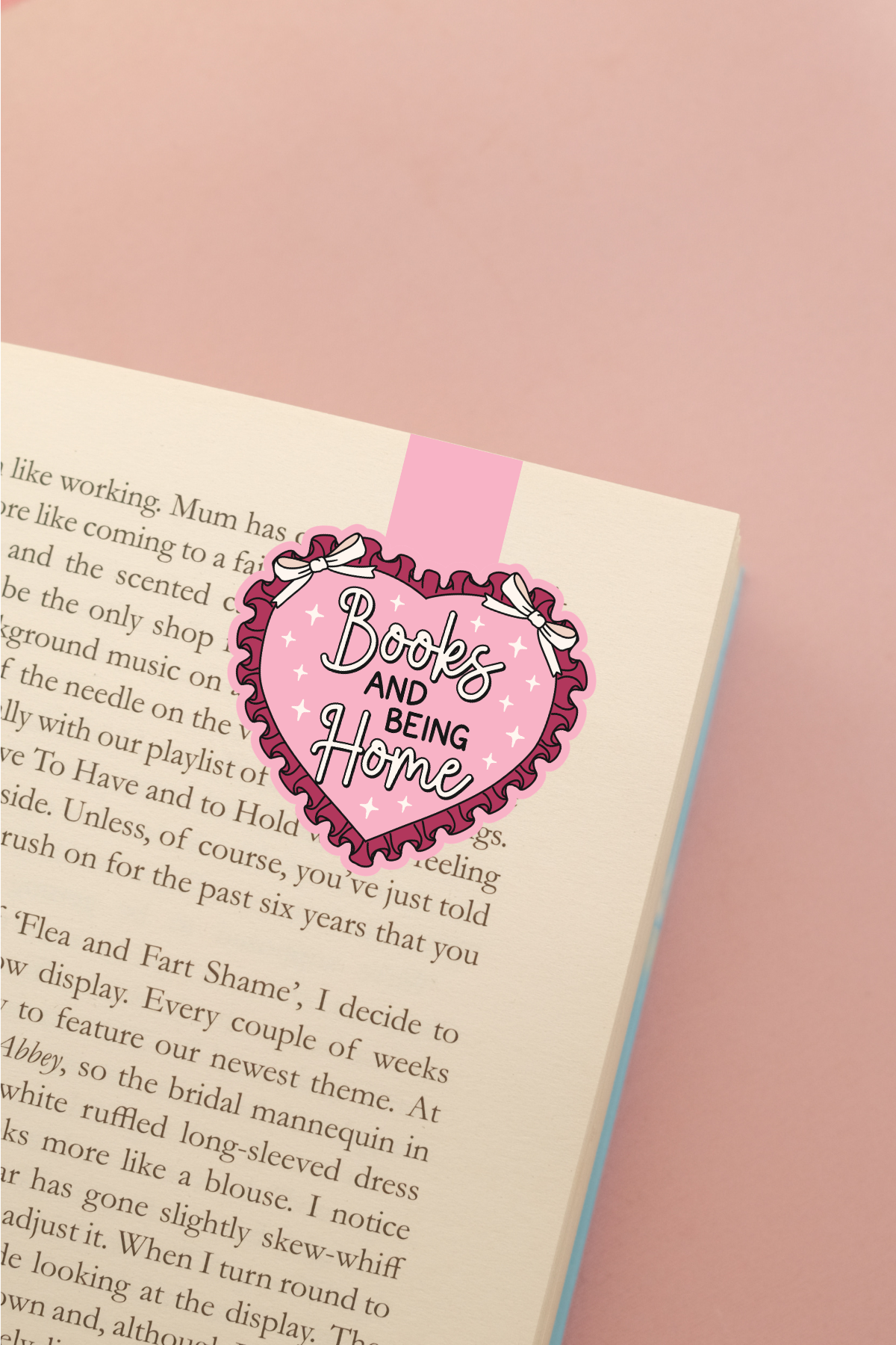 Books And Being Home Magnetic Bookmark