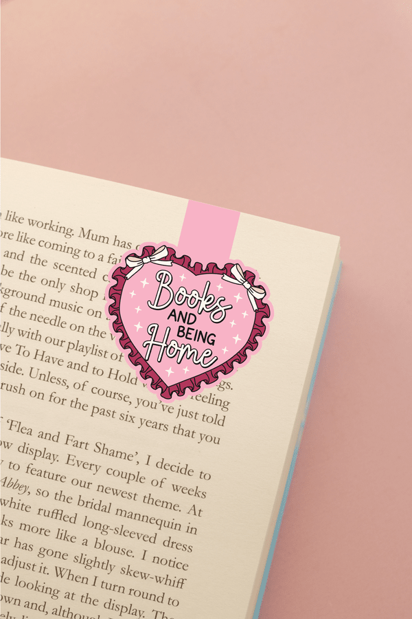 Books And Being Home Magnetic Bookmark