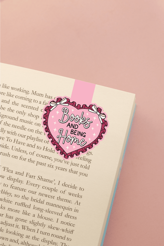 Books And Being Home Magnetic Bookmark