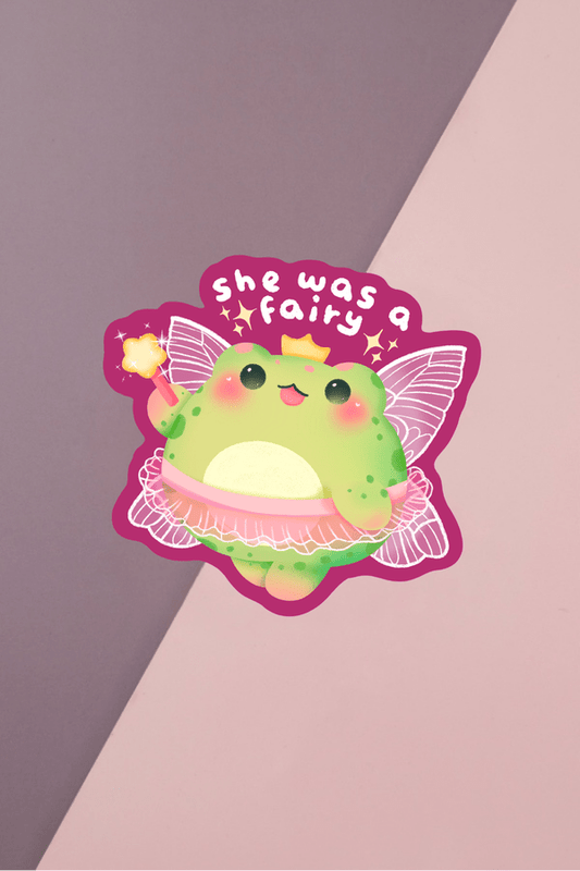 She Was A Fairy Sticker