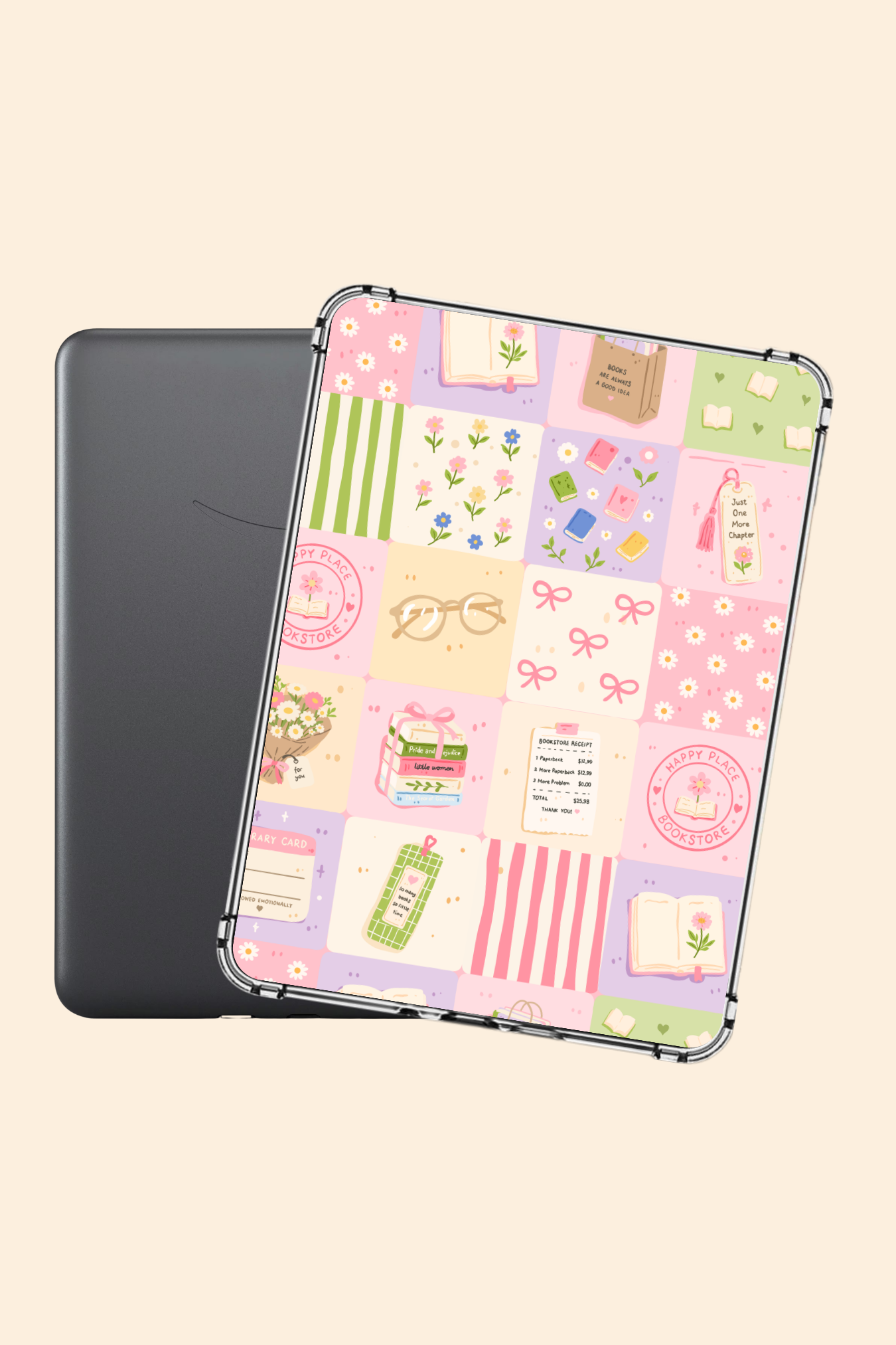 Bookish Patchwork Kindle/Kobo Insert