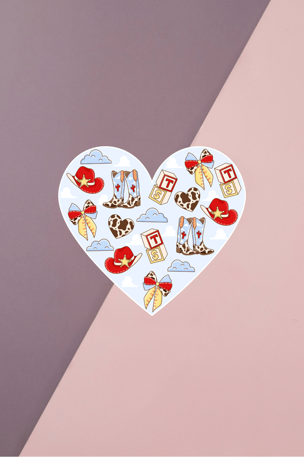 TS5 Heart Sticker