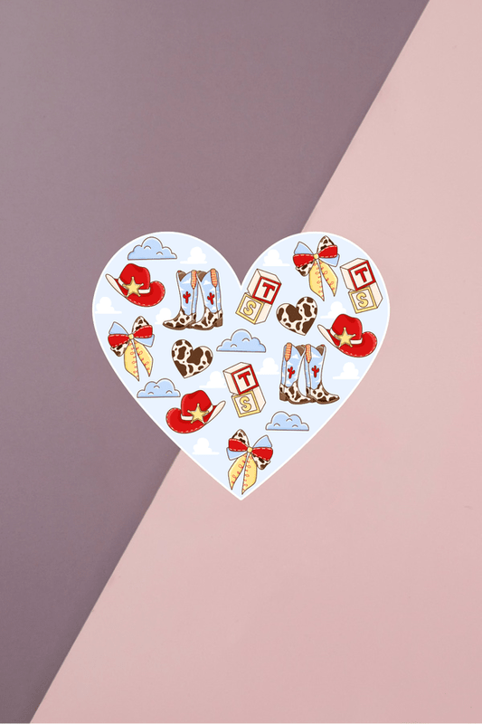 TS5 Heart Sticker