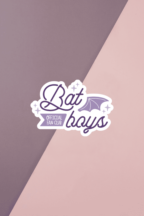 Bat Boys Official Fan Club Sticker