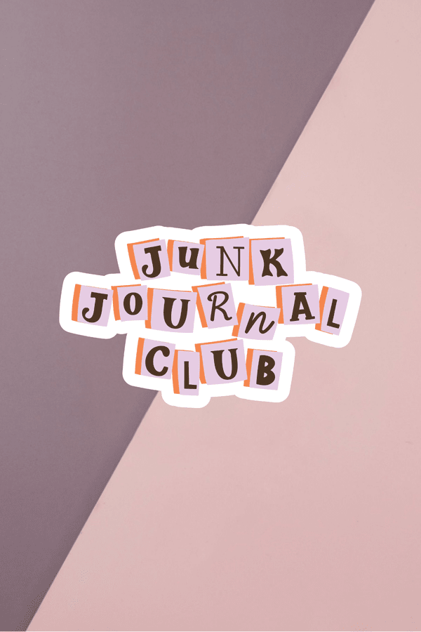 Junk Journal Club Sticker