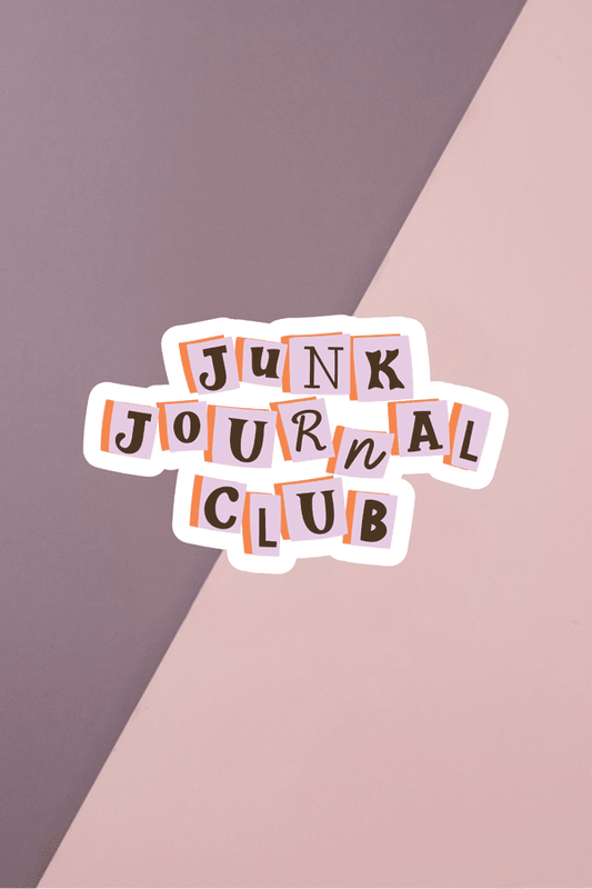 Junk Journal Club Sticker