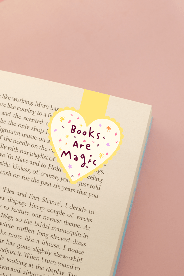 Books Are Magic Magnetic Bookmark