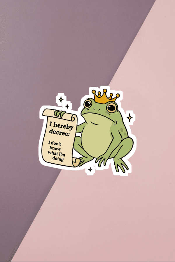 I Hereby Decree Sticker