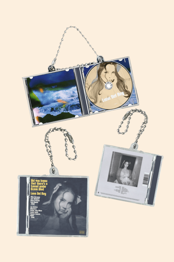 Lana Ocean Blvd - CD Keychain