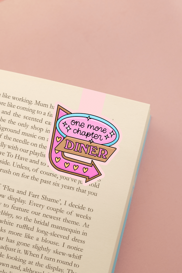 One More Chapter Diner Magnetic Bookmark