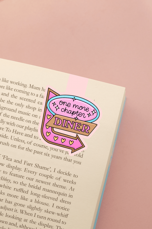 One More Chapter Diner Magnetic Bookmark