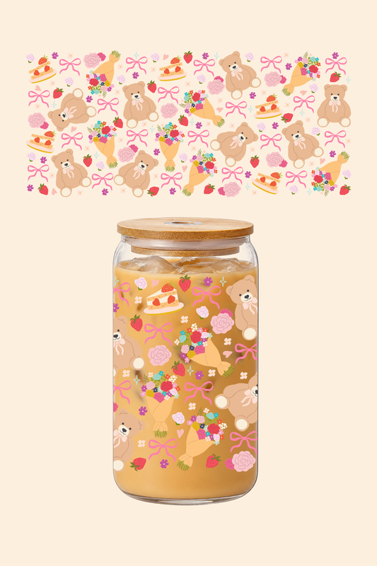 Cutie Bears Glass Tumbler