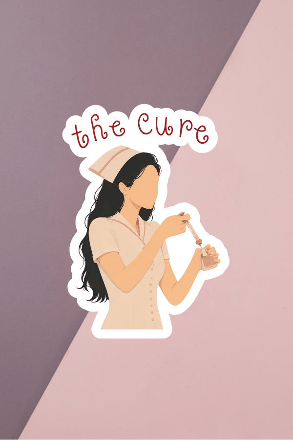 The Cure Nurse Sticker
