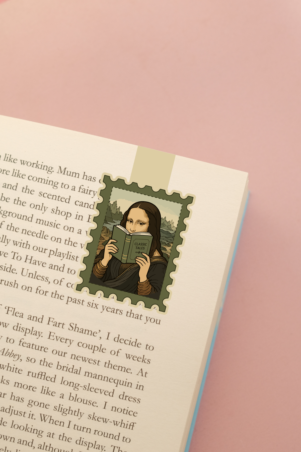 Mona Lisa Magnetic Bookmark